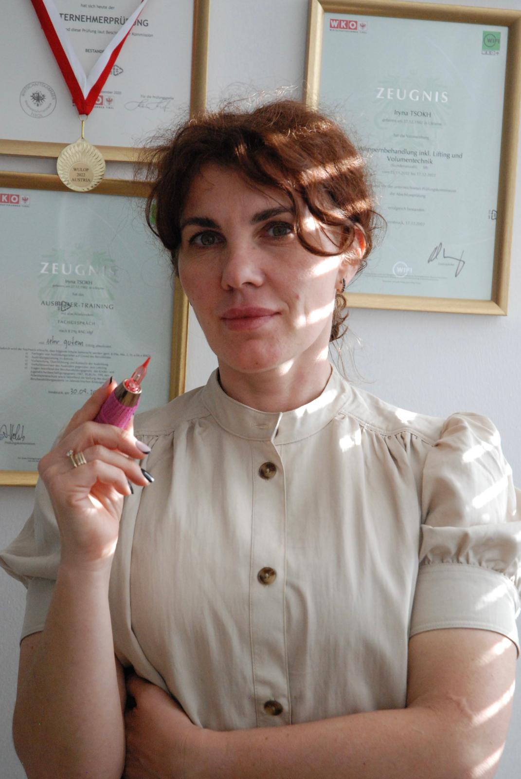 PMU Artistin im Studio